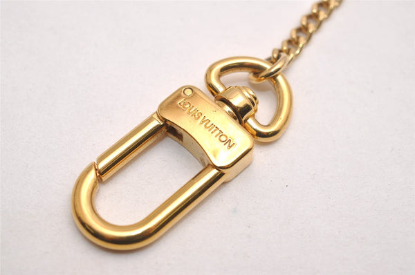 Authentic Louis Vuitton Chenne Ano Cles Key Chain Strap Gold M58021 LV 3662J