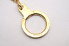 Authentic Louis Vuitton Chenne Ano Cles Key Chain Strap Gold M58021 LV 3662J