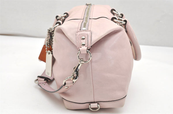 Authentic COACH Vintage 2Way Shoulder Hand Bag Leather 12937 Pink 3662K