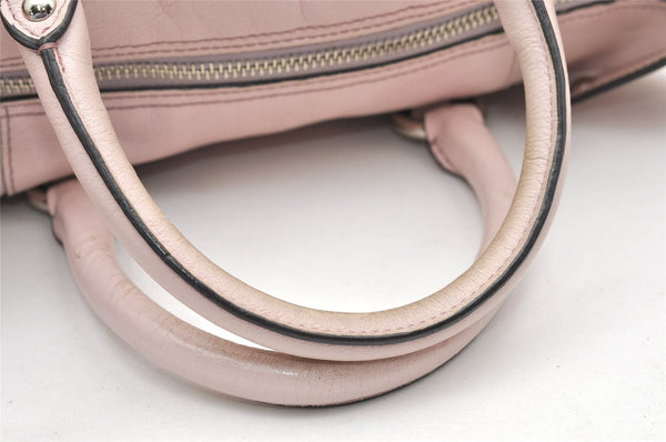 Authentic COACH Vintage 2Way Shoulder Hand Bag Leather 12937 Pink 3662K