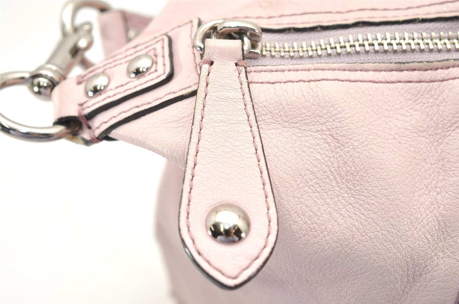 Authentic COACH Vintage 2Way Shoulder Hand Bag Leather 12937 Pink 3662K