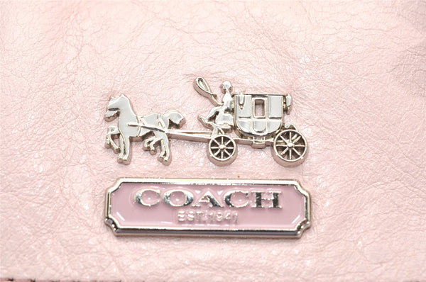Authentic COACH Vintage 2Way Shoulder Hand Bag Leather 12937 Pink 3662K