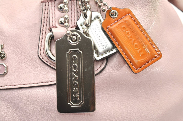 Authentic COACH Vintage 2Way Shoulder Hand Bag Leather 12937 Pink 3662K