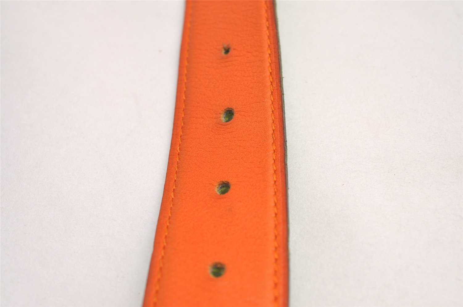 Authentic HERMES Constance Leather Belt Size 72cm 28.3