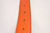 Authentic HERMES Constance Leather Belt Size 72cm 28.3" Orange Green 3663J