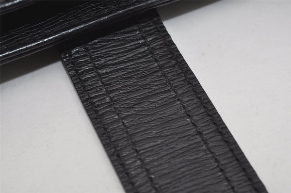 Authentic GUCCI Vintage Shoulder Tote Bag Canvas Leather 0021109 Black 3665I