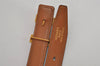 Auth HERMES Mini Constance Leather Belt 58-66cm 22.8-26" Bordeaux Brown 3665J