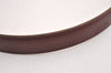 Auth HERMES Mini Constance Leather Belt 58-66cm 22.8-26" Bordeaux Brown 3665J