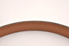 Auth HERMES Mini Constance Leather Belt 58-66cm 22.8-26" Bordeaux Brown 3665J