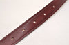 Auth HERMES Mini Constance Leather Belt 58-66cm 22.8-26" Bordeaux Brown 3665J