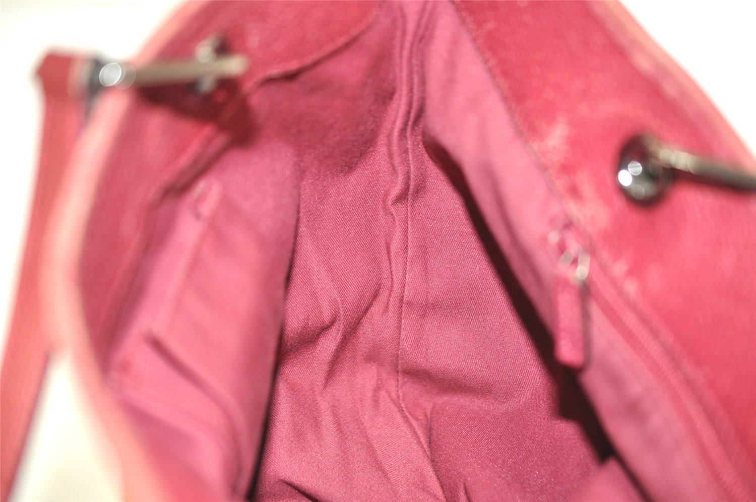 Authentic GUCCI Eclipse Shoulder Tote Bag GG Canvas Leather 120840 Beige 3666I