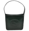 Authentic GUCCI Vintage Shoulder Hand Bag Purse Enamel Green Junk 3667J
