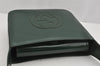 Authentic GUCCI Vintage Shoulder Hand Bag Purse Enamel Green Junk 3667J