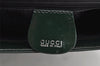 Authentic GUCCI Vintage Shoulder Hand Bag Purse Enamel Green Junk 3667J