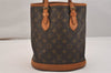 Authentic Louis Vuitton Monogram Bucket PM Shoulder Bag Old Model Junk 3668J