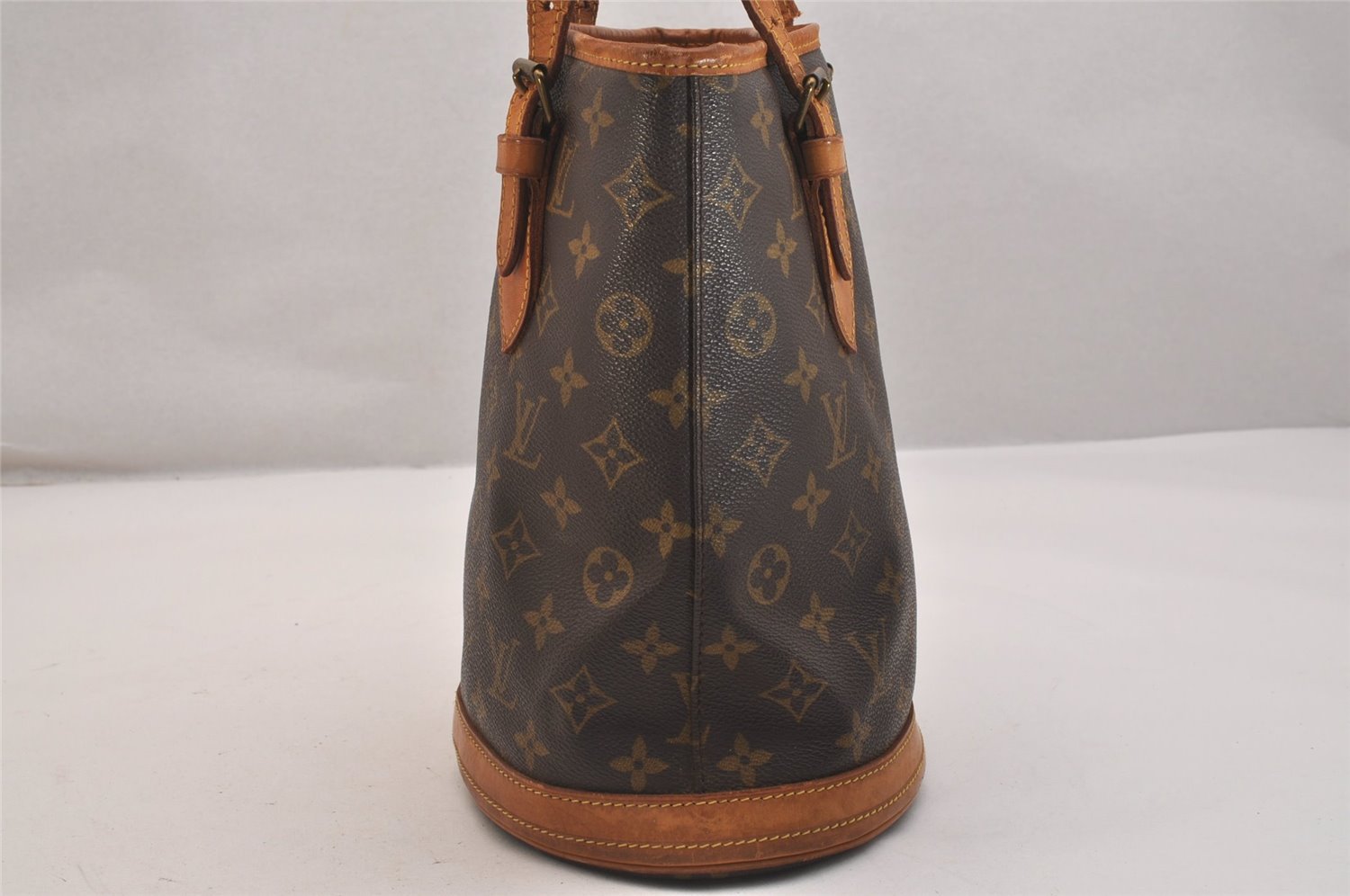 Authentic Louis Vuitton Monogram Bucket PM Shoulder Bag Old Model Junk 3668J
