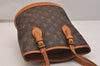 Authentic Louis Vuitton Monogram Bucket PM Shoulder Bag Old Model Junk 3668J