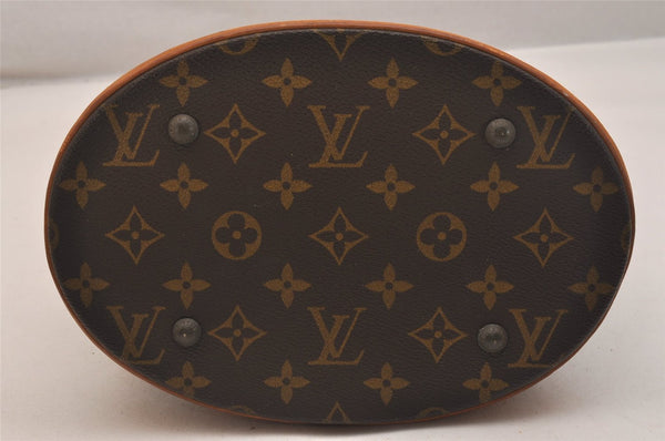 Authentic Louis Vuitton Monogram Bucket PM Shoulder Bag Old Model Junk 3668J