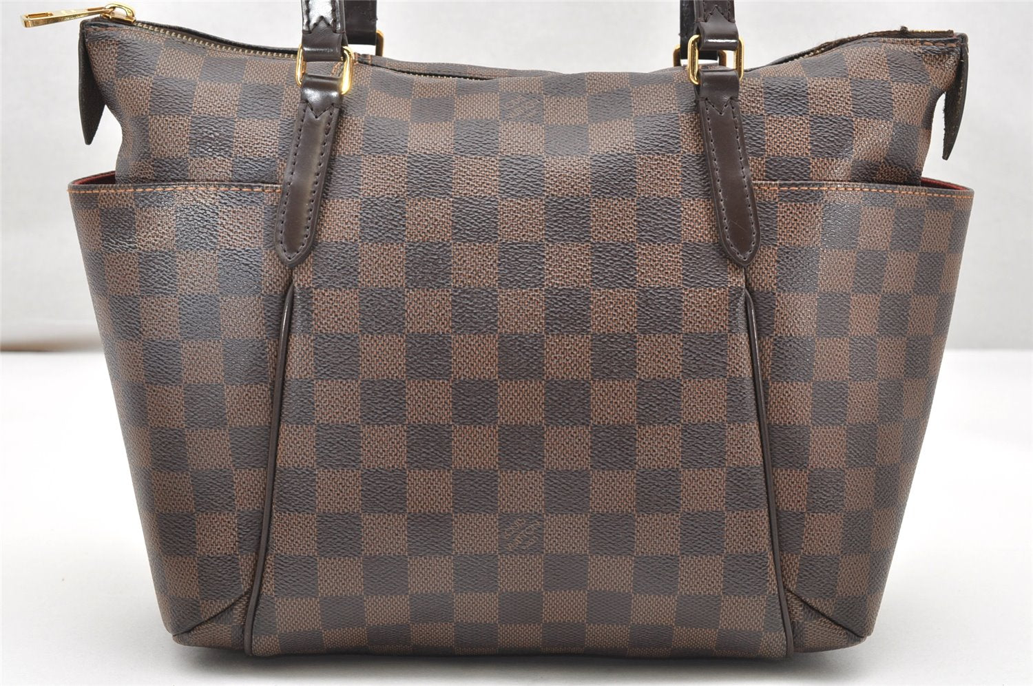 Authentic Louis Vuitton Damier Totally PM Shoulder Tote Bag N41282 LV 3668K