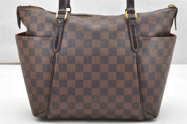 Authentic Louis Vuitton Damier Totally PM Shoulder Tote Bag N41282 LV 3668K