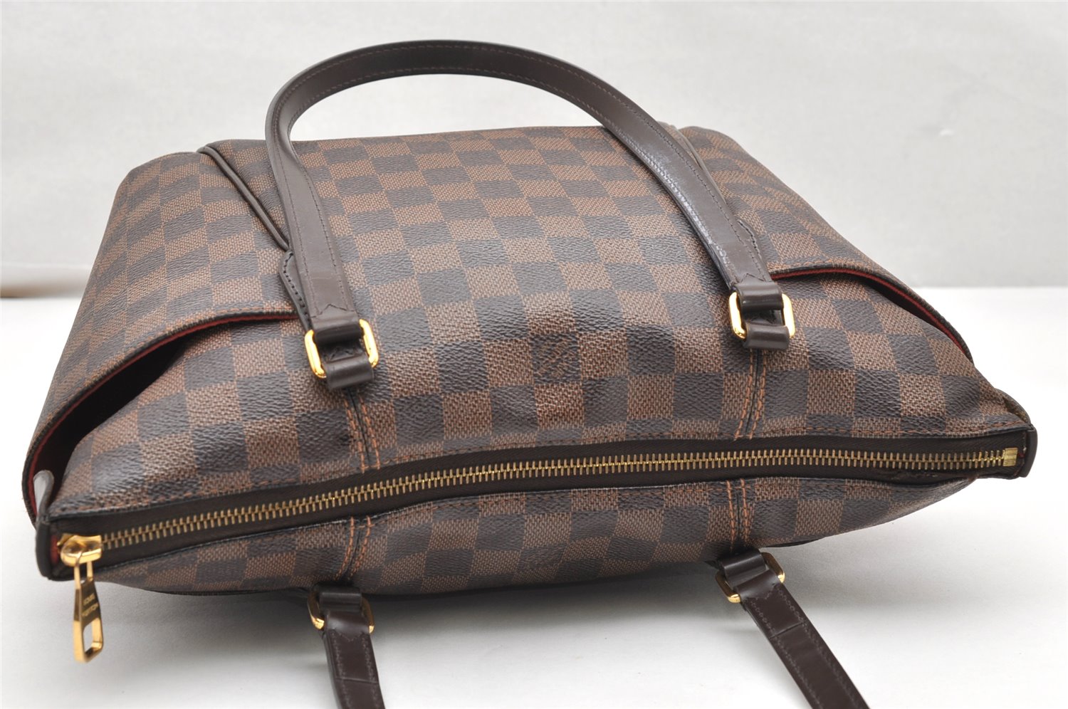 Authentic Louis Vuitton Damier Totally PM Shoulder Tote Bag N41282 LV 3668K
