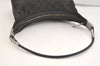 Authentic GUCCI Shoulder Hand Bag Purse GG Canvas Leather 01234 Black 3670J