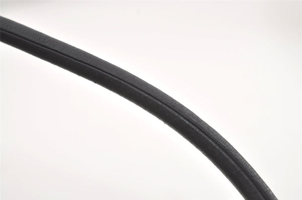 Authentic GUCCI Shoulder Hand Bag Purse GG Canvas Leather 01234 Black 3670J