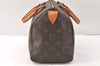 Authentic Louis Vuitton Monogram Speedy 25 Boston Hand Bag M41528 LV 3670K