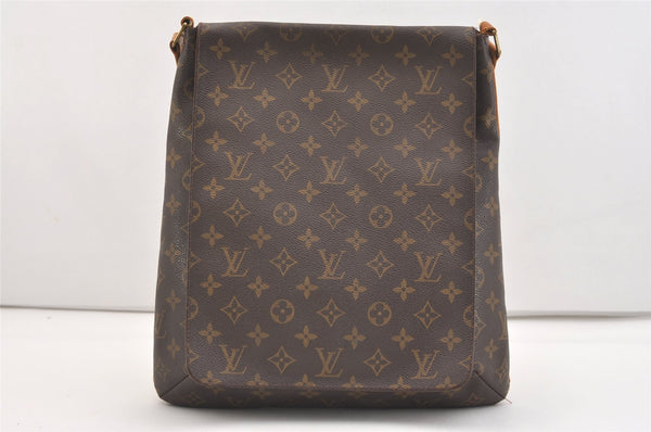 Authentic Louis Vuitton Monogram Musette Shoulder Cross Body Bag M51256 LV 3671J