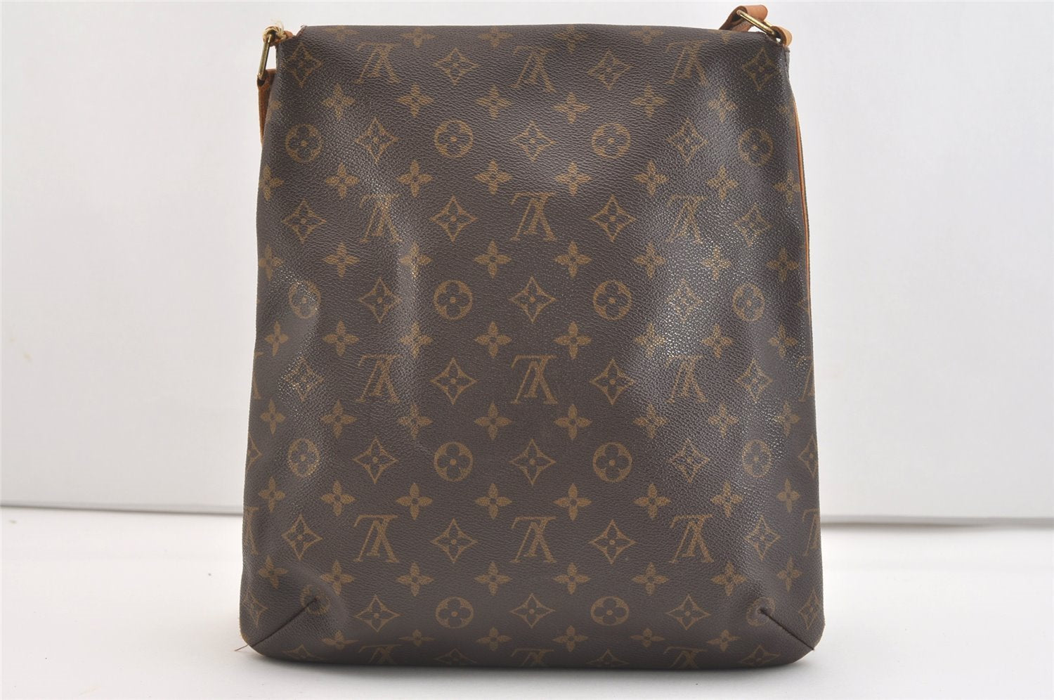 Authentic Louis Vuitton Monogram Musette Shoulder Cross Body Bag M51256 LV 3671J