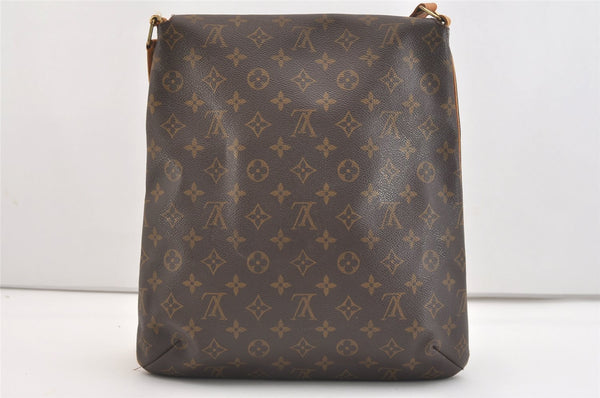 Authentic Louis Vuitton Monogram Musette Shoulder Cross Body Bag M51256 LV 3671J