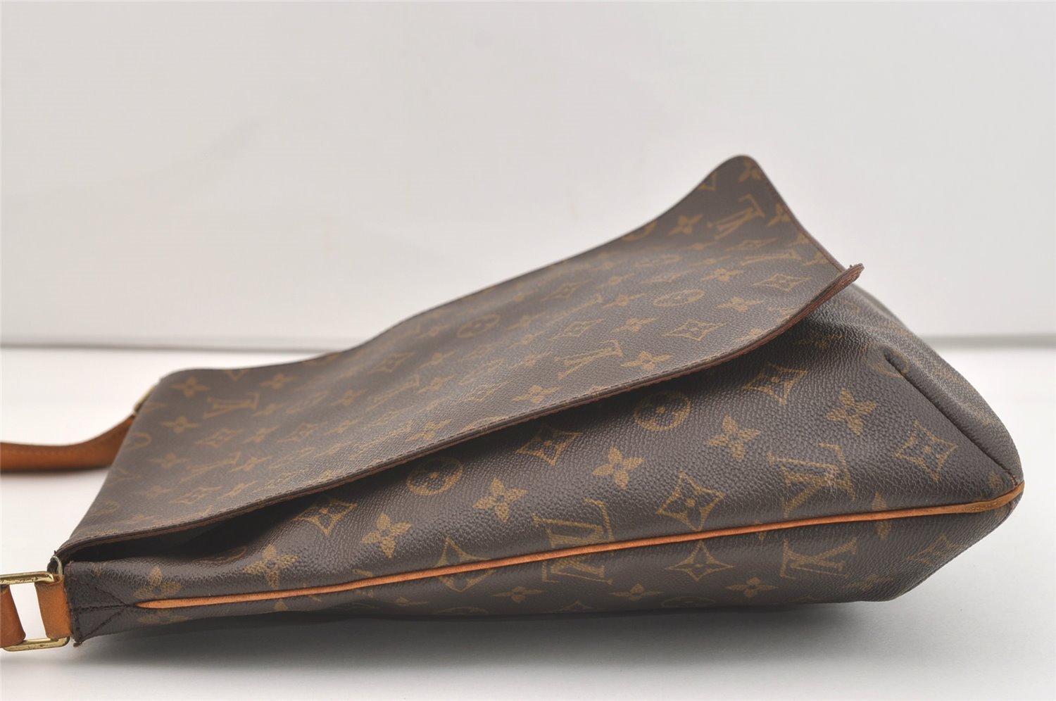 Authentic Louis Vuitton Monogram Musette Shoulder Cross Body Bag M51256 LV 3671J