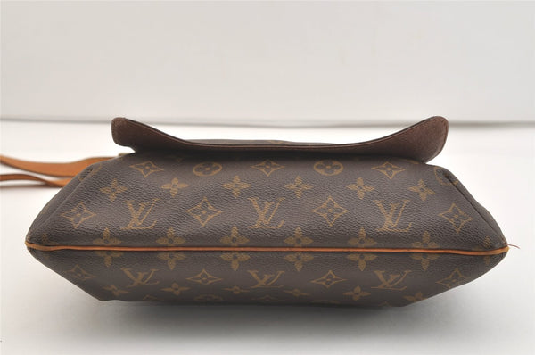 Authentic Louis Vuitton Monogram Musette Shoulder Cross Body Bag M51256 LV 3671J