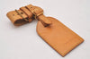 Authentic Louis Vuitton Name tag Handle Holder Beige 10Set LV 3672I