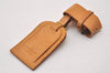 Authentic Louis Vuitton Name tag Handle Holder Beige 10Set LV 3672I