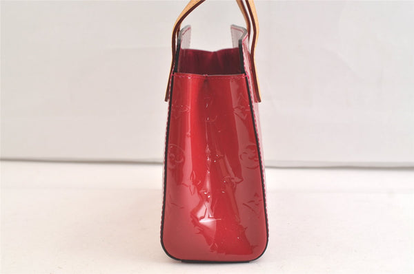 Authentic Louis Vuitton Vernis Catalina BB Hand Bag Red Pink M90016 LV 3672K