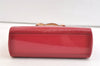 Authentic Louis Vuitton Vernis Catalina BB Hand Bag Red Pink M90016 LV 3672K