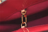 Authentic Louis Vuitton Vernis Catalina BB Hand Bag Red Pink M90016 LV 3672K