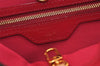 Authentic Louis Vuitton Vernis Catalina BB Hand Bag Red Pink M90016 LV 3672K