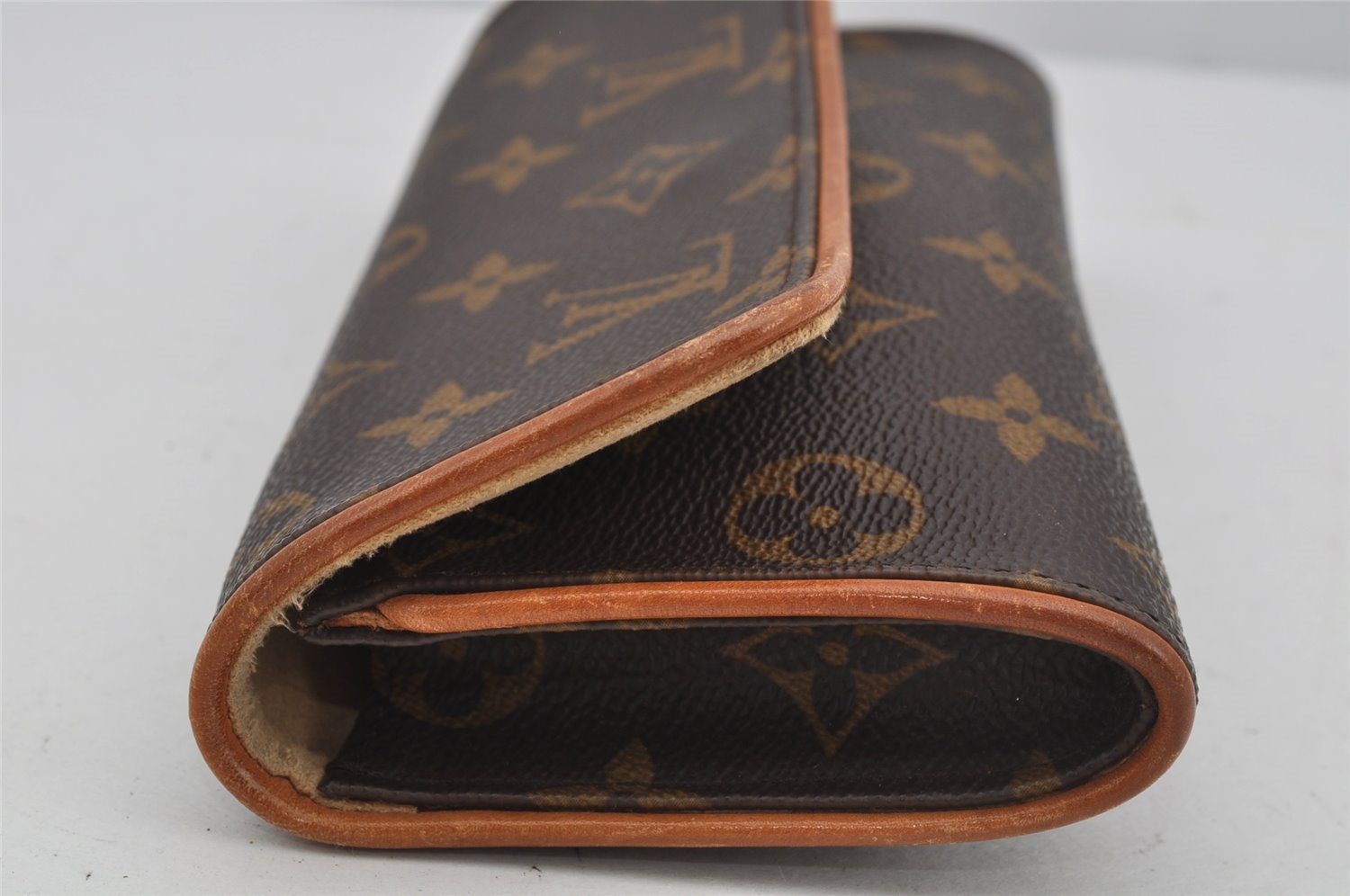 Authentic Louis Vuitton Monogram Pochette Twin PM Shoulder Bag M51854 LV 3673J
