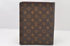 Authentic Louis Vuitton Monogram Agenda Bureau Note book Cover R20001 LV 3673K