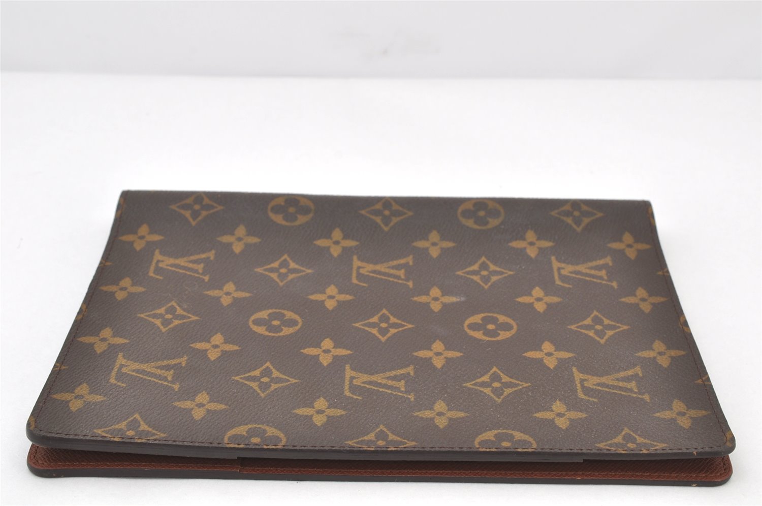 Authentic Louis Vuitton Monogram Agenda Bureau Note book Cover R20001 LV 3673K