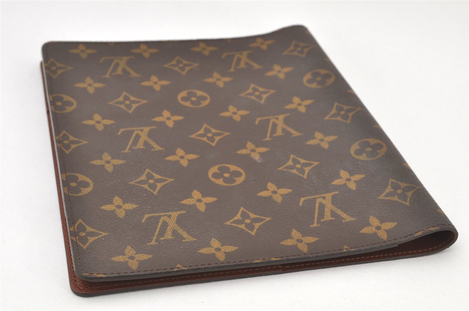 Authentic Louis Vuitton Monogram Agenda Bureau Note book Cover R20001 LV 3673K