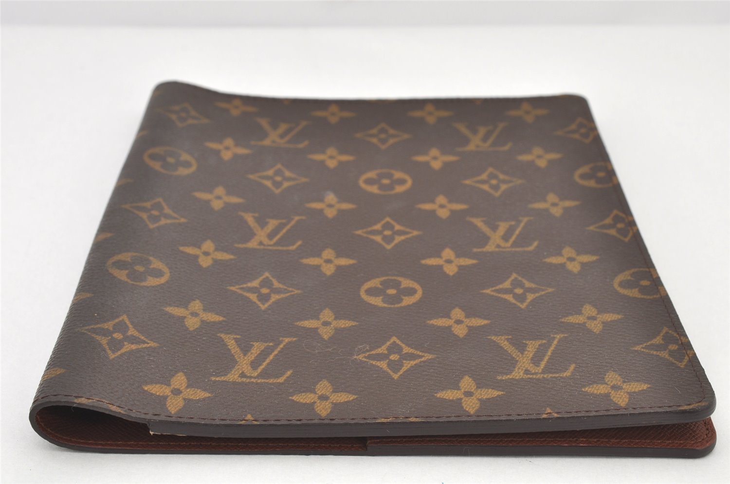 Authentic Louis Vuitton Monogram Agenda Bureau Note book Cover R20001 LV 3673K