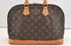 Authentic Louis Vuitton Monogram Alma Hand Bag Purse M51130 LV 3674J