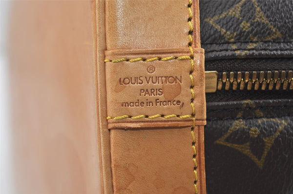 Authentic Louis Vuitton Monogram Alma Hand Bag Purse M51130 LV 3674J