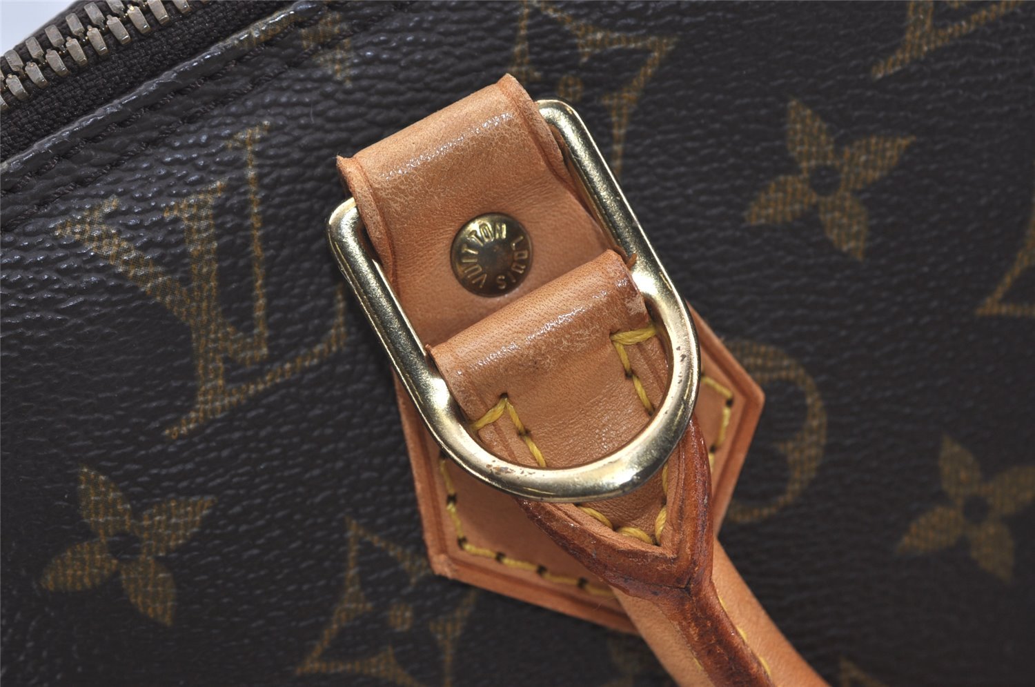 Authentic Louis Vuitton Monogram Alma Hand Bag Purse M51130 LV 3674J