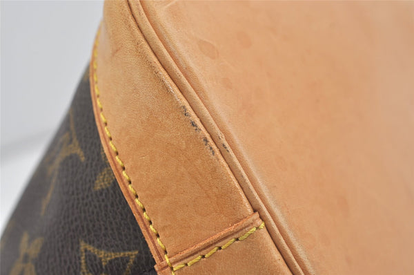 Authentic Louis Vuitton Monogram Alma Hand Bag Purse M51130 LV 3674J