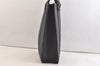Authentic GUCCI Vintage Tote Hand Bag GG PVC Leather 322072 Black 3674K