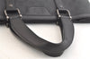 Authentic GUCCI Vintage Tote Hand Bag GG PVC Leather 322072 Black 3674K